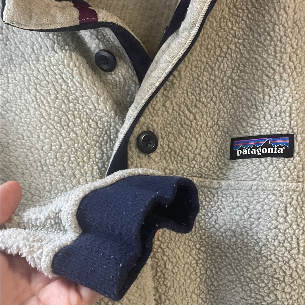 Patagonia Shearling Button Pullover - image 5